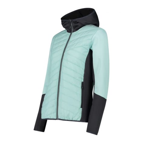CMP Damen Jacke WOMAN JACKET HYBRID FIX HOOD 34E2246-E309 34 Acqua | 34