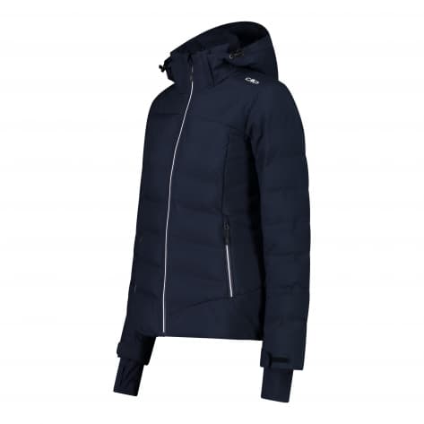 CMP Damen Skijacke Woman Jacket Zip Hood 34W4596-N950 36 Black Blue | 36