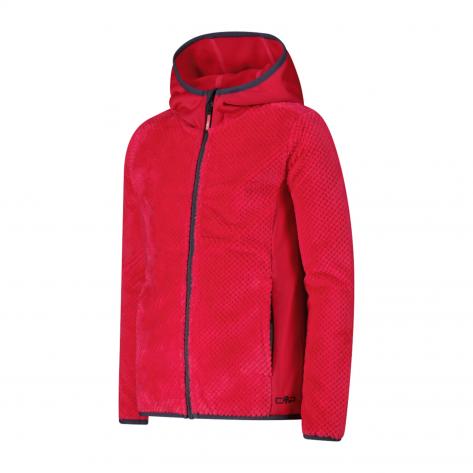 CMP Mädchen Fleecejacke KID G JACKET FIX HOOD 35P1545 