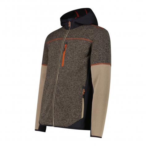 CMP Herren Fleecejacke Man Jacket Fix Hood 36H2437 