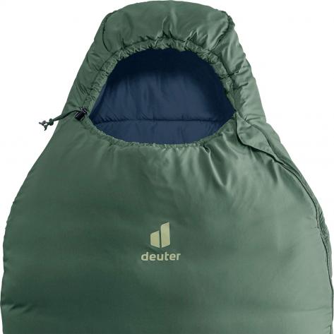 Deuter Schlafsack Orbit EL 0C/32F 3701525-2349 Ivy-Ink | Reißverschluss links