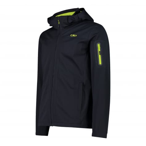 CMP Herren Softshelljacke Man Jacket Zip Hood 39A5027-03UT 52 Antracite-Acido | 52