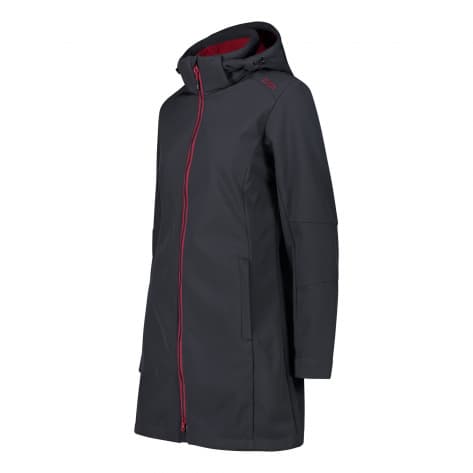 CMP Damen Softshelljacke Zip Hood Softshell Coat 3A08326-12TP 34 Antracite-Anemone | 34