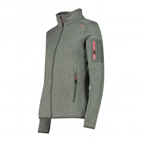 CMP Damen Jacke Knitted Melange Fleece Jacket 3H14746 