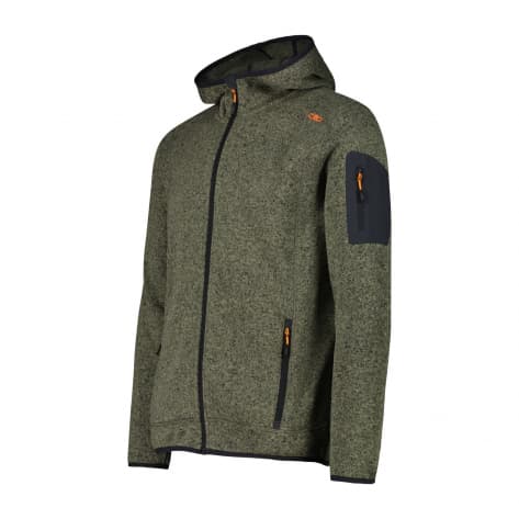 CMP Herren Fleecejacke Knitted Fix Hood Jacket 3H60847N 