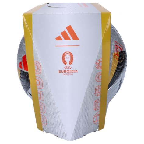 adidas Fussball EURO24 PRO F Fussballliebe IS7436 5 Silver Met./Gold Met./Black/Solar Red | 5