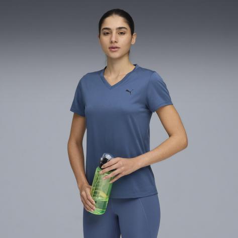 Puma Damen T-Shirt TAD ESSENTIAL VNECK Tee 525890 