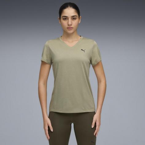 Puma Damen T-Shirt TAD ESSENTIAL VNECK Tee 525890 