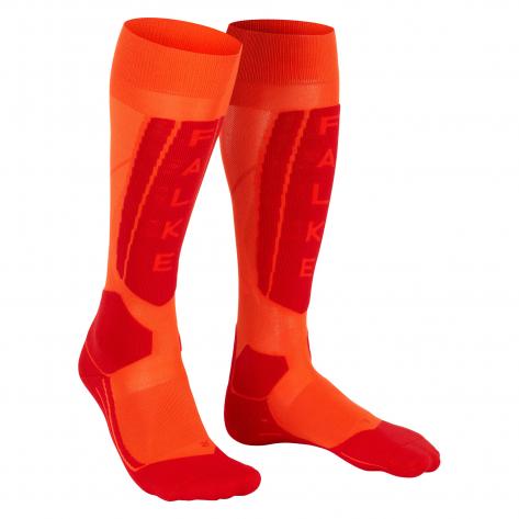 Falke Damen Ski Socken SK5 Expert 76010-8034 41-42 Flash-Orange | 41-42