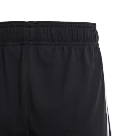 adidas Kinder Short Essentials 3S Knit Shorts HY4714 128 Black/White | 128