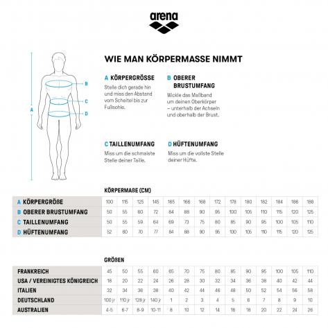 Arena Herren Badeshort M Byor Evo Short R 006477 