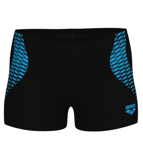 Arena Jungen Badehose OPENINGS SWIM SHORT 008673-580 128 Black-Turquoise | 128