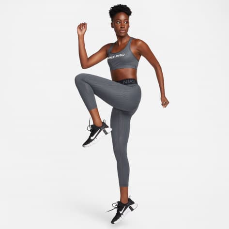 Nike Damen Sport BH Pro Swoosh Light-Support FN4708-060 M Anthracite/White | M