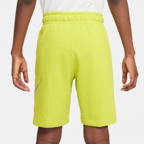 Nike Kinder Shorts Sportswear Club Fleece CK0509-308 128-137 Bright Cactus/Bright Cactus/White | 128-137