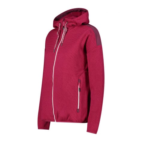 CMP Damen Fleecejacke Woman Jacket Fix Hood 32H2116-47CM 34 Fucsia-Amaranto | 34
