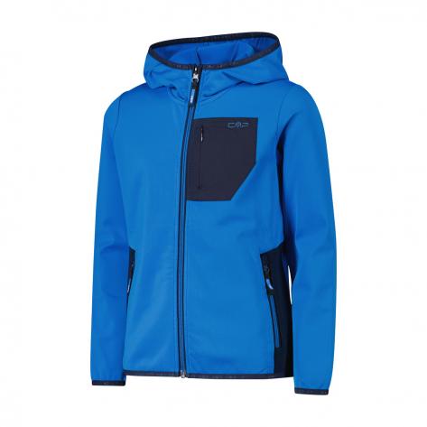 CMP Jungen Fleecejacke Kid Jacket Fix Hood 35E3224-L573 164 Royal Blue | 164