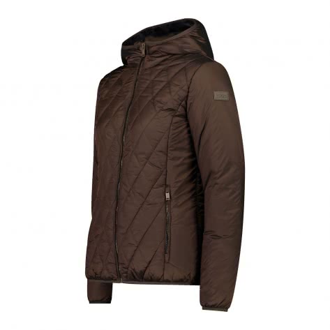 CMP Damen Steppjacke Woman Jacket Fix Hood 31K2816-P865 34 Corteccia | 34