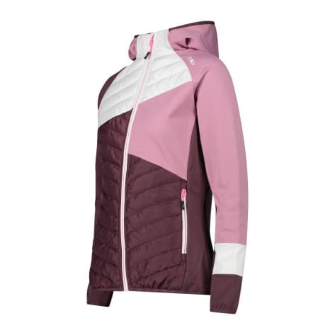 CMP Damen Übergangsjacke WOMAN Fix Hood Hybrid Jacket 33E6106-C904 34 Plum | 34