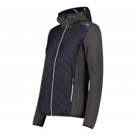 CMP Damen Jacke Woman Hybrid Jacket Fix Hood 33H5376-U423 36 Antracite | 36