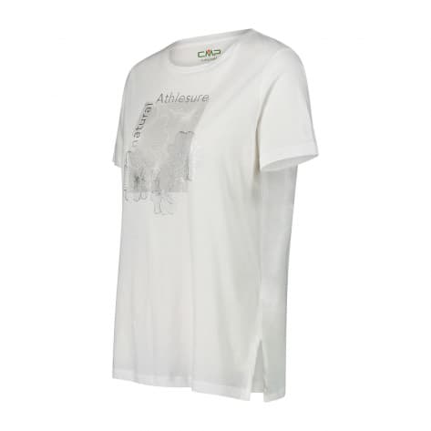 CMP Damen T-Shirt Woman T-Shirt 33F7766-18XN 36 Bianco-Silver | 36