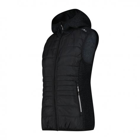 CMP Damen Weste Woman Vest Hybrid Fix Hood 35H1636 