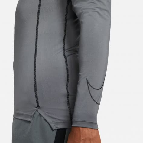 Nike Herren Baselayer Langarm Shirt Pro Dri-FIT DD1990-068 M Iron Grey/Black/Black | M