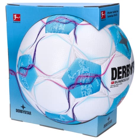 Derbystar Fussball Bundesliga Brillant APS v24 24/25 1813500024 5 Weiß/Blau/Pink | 5