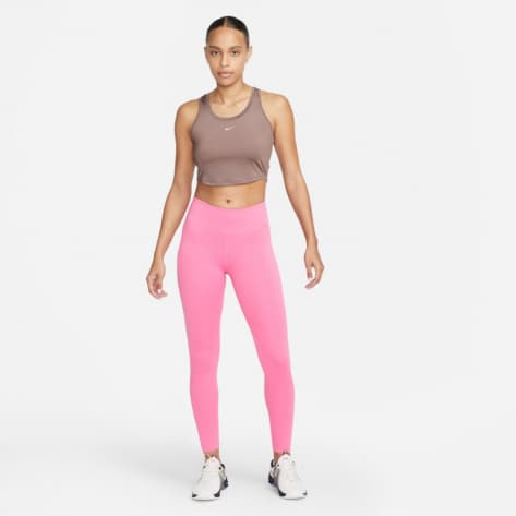Nike Damen Trainingstop One Dri-FIT Cropped Tank DX0004-291 S Plum Eclipse/Pink Glow/Pink Glow | S
