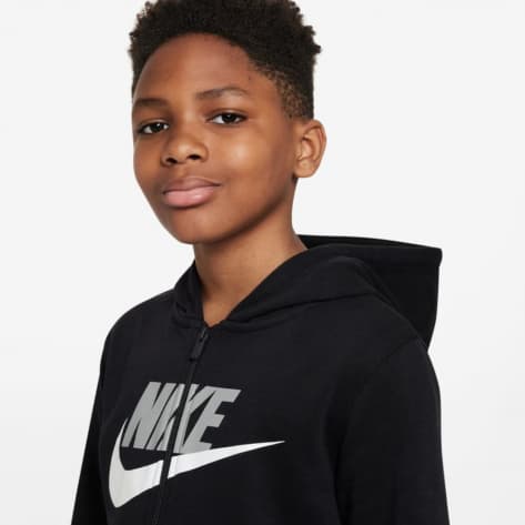 Nike Jungen Kapuzenjacke Full Zip Club Fleece DX5083 