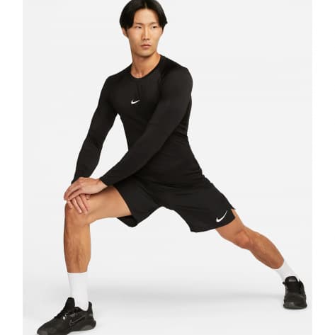 Nike Herren Langarmshirt Pro Dri-FIT Tight FB7919-010 M Black/White | M