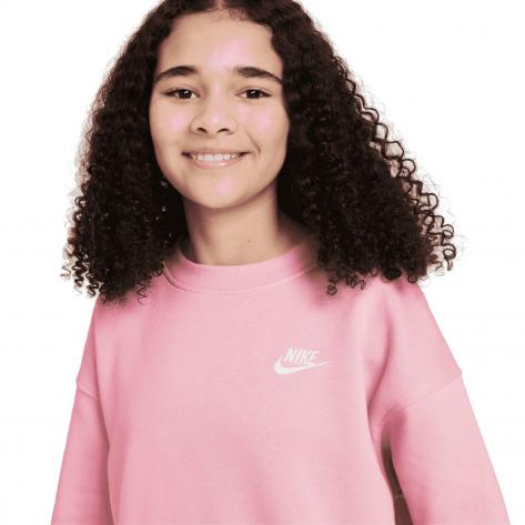 Nike Mädchen Pullover Club Fleece Sweatshirt FD2923 