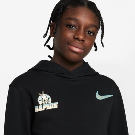 Nike Kinder Kapuzenpullover Kylian Mbappé Soccer Hoodie FD3144 