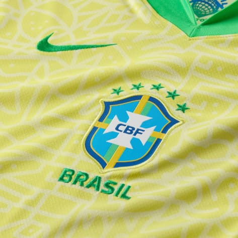 Nike Herren Brasilien Heimtrikot 24 FJ4284-706 XXL Dynamic Yellow/Lemon Chiffon/Green Spark | XXL