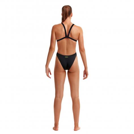Funkita Damen Badeanzug Brace Free One Piece FKS051L-00470 36 Still Black | 36