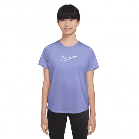 Nike Mädchen T-Shirt Dri-FIT One Fitted Big Kids  (Girl) FZ5600 