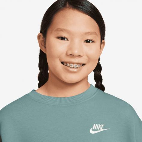 Nike Mädchen Pullover Sportswear Club Fleece Bi FZ9244 