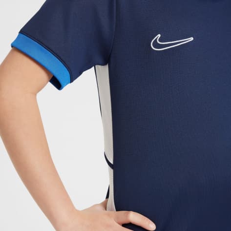 Nike Kinder Trainingsshirt Dri-FIT Academy 25 FZ9758-410 137-147 Midnight Navy/Royal Blue/White | 137-147