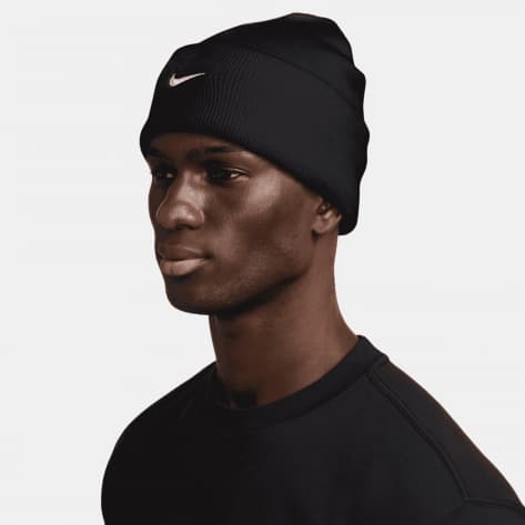Nike Mütze Peak Swoosh Beanie HF0187-010 Black/White | One size