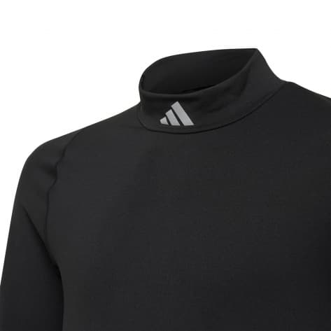 adidas Jungen Langarmshirt Techfit Warm Longsleeve HG2078 140 Black/Reflective Silver | 140