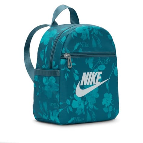 Nike Damen Rucksack W NSW Futura Mini Backpack 6L HJ8503-006 Smokey Blue/Dusty Cactus/Wht | One size