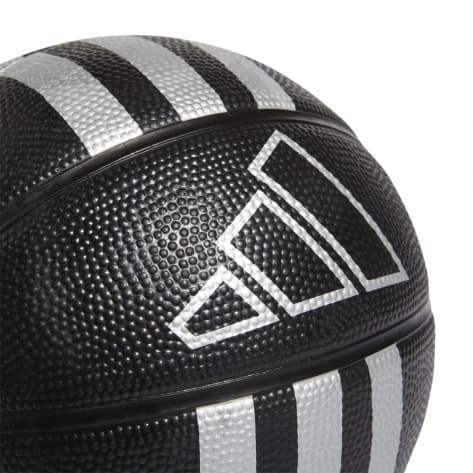 adidas Basketball 3S Rubber Mini HM4972 3 Black/Silver Met | 3