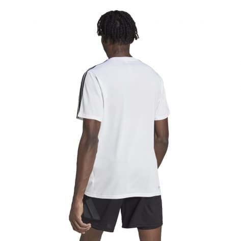 adidas Herren T-Shirt TR-ES BASE 3-Streifen T-Shirt IB8151 XL White/Black | XL
