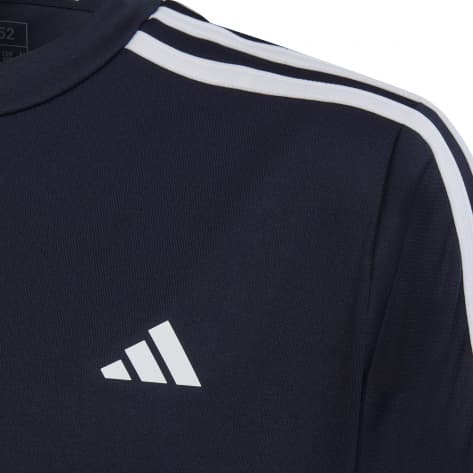 adidas Kinder T-Shirt Train Essentials Aeroready 3-Stripes Tee IC5675 140 Legend Ink/White | 140