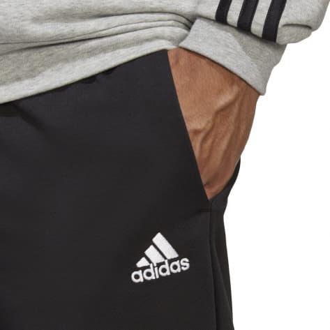 adidas Herren Trainingsanzug Sportswear Basic 3S French Terry IC6748 XXL Medium Grey Heather/Black | XXL