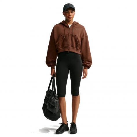 Nike Damen Sweatjacke Studio Fleece Oversized Cropped IM8499 