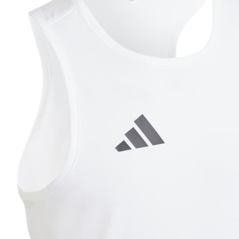 adidas Jungen Lauftop J Team Singlet IT5060 140 White/Black | 140