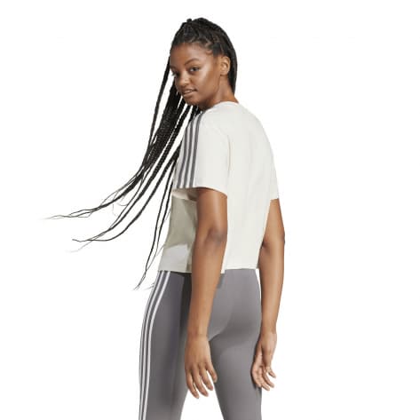 adidas Damen T-Shirt Essentials 3S Crop-Top 