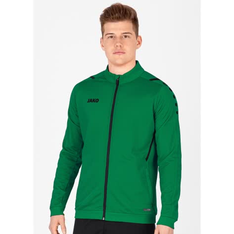 Jako Herren Polyesterjacke Challenge 9321-201 M Sportgrün/Schwarz | M