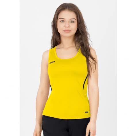 Jako Damen Tanktop Challenge 6021-301 42 Citro/Schwarz | 42