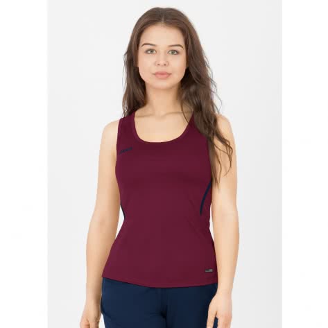 Jako Damen Tanktop Challenge 6021-132 34 Maroon/Marine | 34